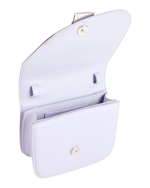 Ferragamo Blue Lilac Cross-Body Bag Calfskin