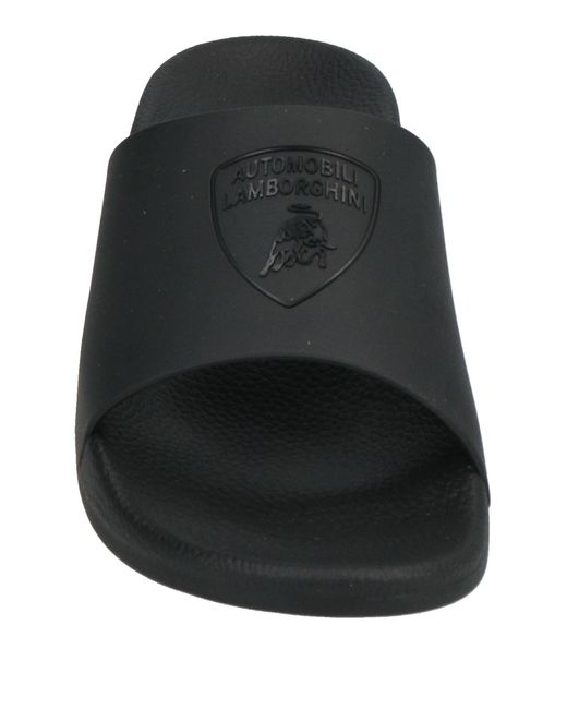 Automobili Lamborghini Sandals in Black for Men | Lyst