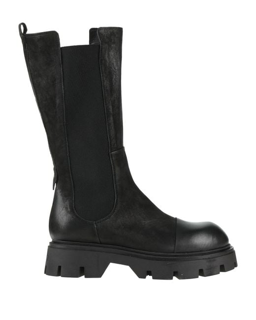 Ernesto Dolani Black Boot Leather