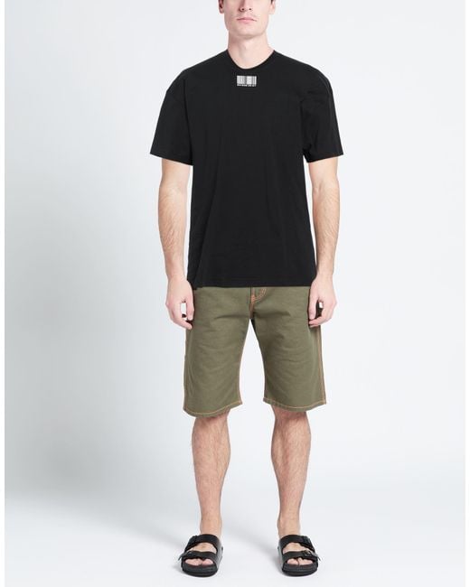 VTMNTS Black T-shirt for men