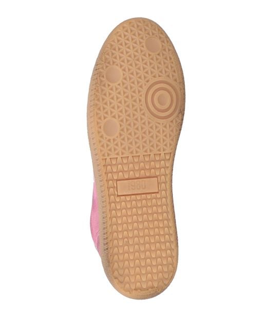 Be980 Pink Sneakers Leather