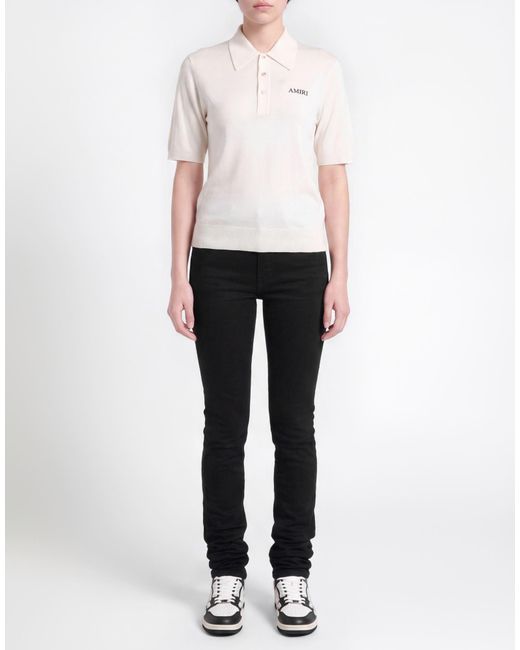 Amiri White Polo Shirt