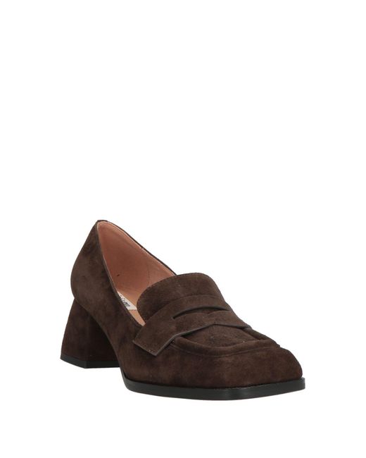 Bibi Lou Brown Loafers Leather