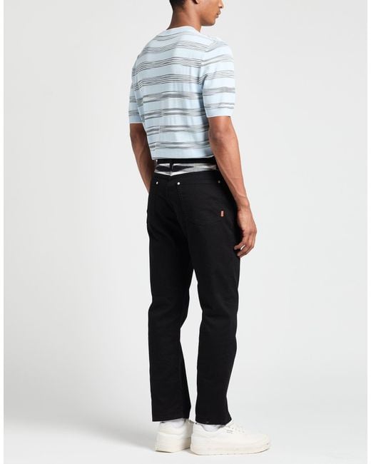 Missoni Blue Pants Cotton, Elastomultiester, Elastane for men