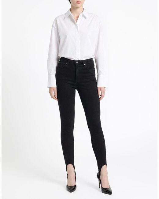 ViCOLO Black Jeans Cotton, Elastomultiester, Elastane