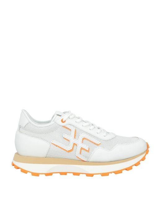 Fabi White Sneakers Leather for men