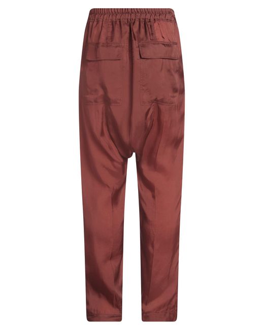Pantalone di Rick Owens in Red da Uomo