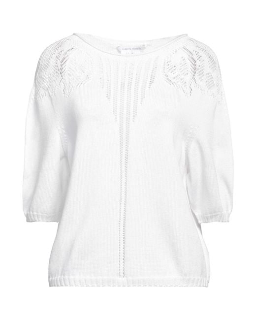 Alberta Ferretti White Sweater