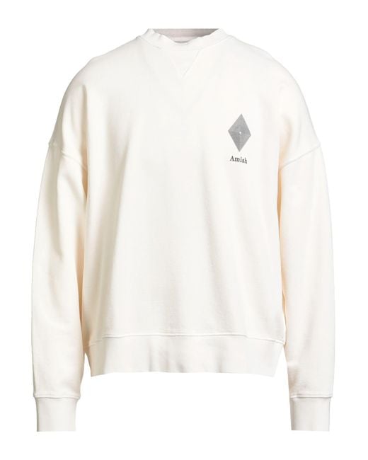 Felpa di Amish Supplies in White da Uomo