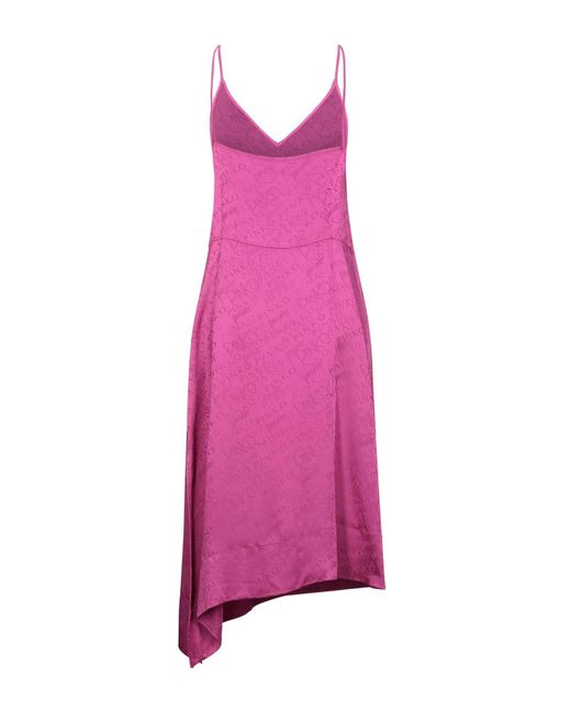 Pinko Pink Midi Dress