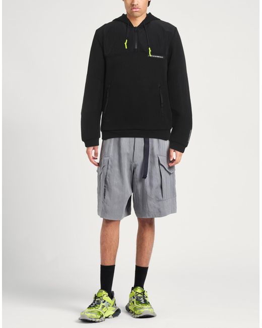 EA7 Black Sweatshirts for men