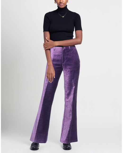Pantalon Forte Forte en coloris Purple