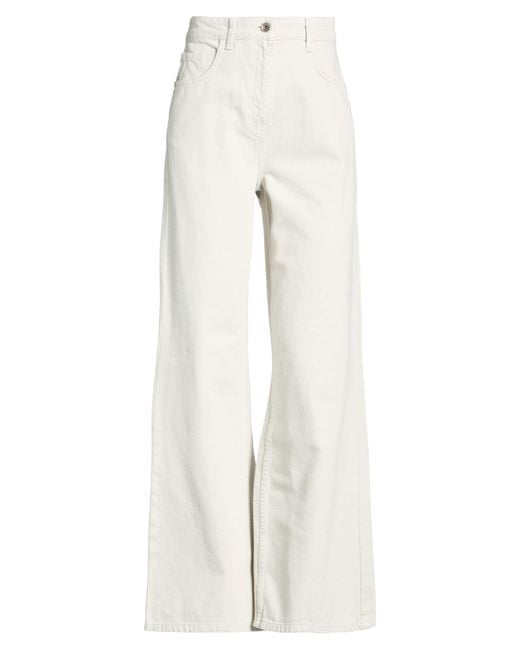 Patrizia Pepe White Light Jeans Cotton