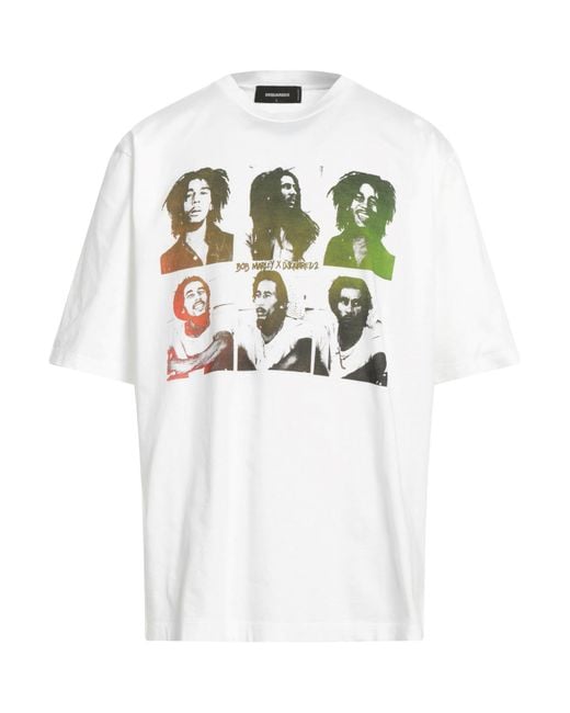 DSquared² White T-shirt for men