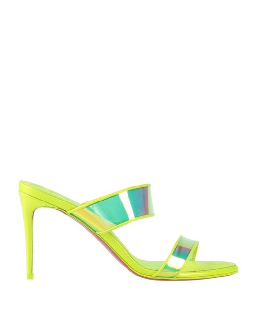 Christian Louboutin Green Sandals