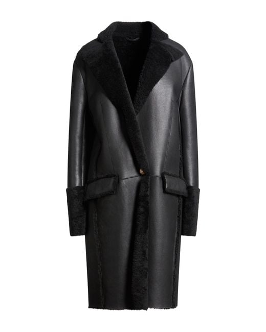 Balmain Black Shearling & Teddy