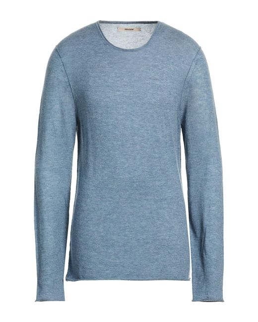 Zadig & Voltaire Blue Pastel Sweater Cashmere for men
