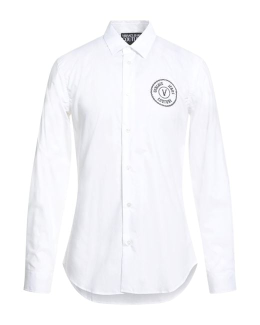 Versace Jeans Couture White Shirt Cotton for men
