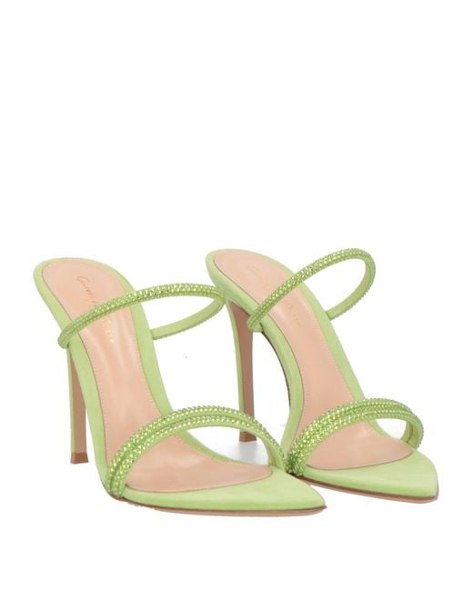 Gianvito Rossi Green Sandals