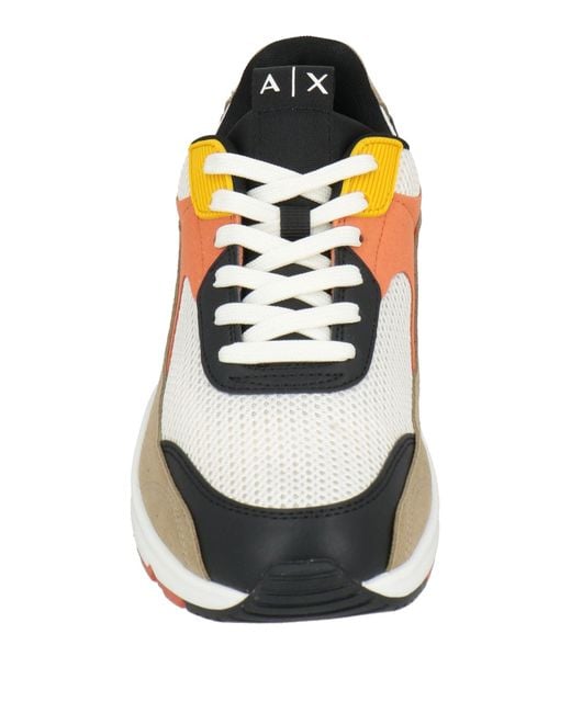 ARMANI EXCHANGE White Trainers for men