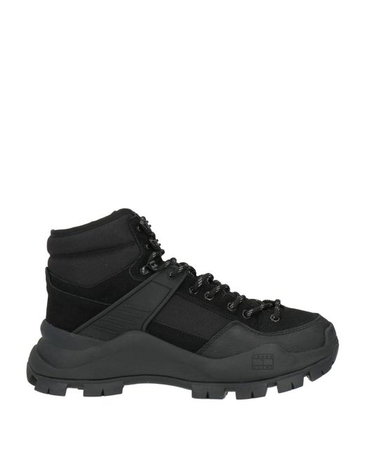 Tommy Hilfiger Black Ankle Boots for men
