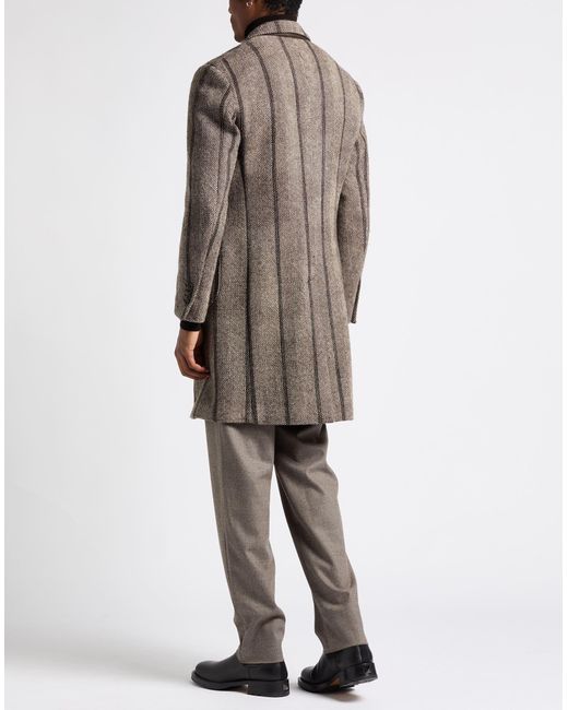 Lardini Gray Coat Wool for men