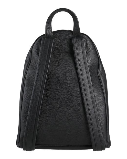 Serapian Black Backpack Soft Leather for men