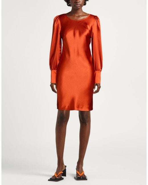 Ines De La Fressange Paris Orange Maxi Dress Recycled Polyester, Polyester