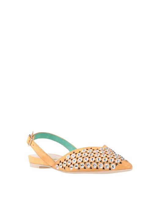 Ras Metallic Ballet Flats