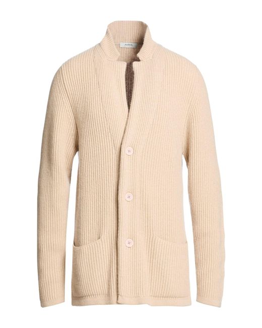 Alpha Studio Natural Cardigan Wool, Viscose, Polyamide, Cashmere for men