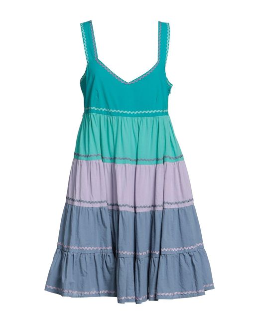 Twinset Blue Mini Dresses