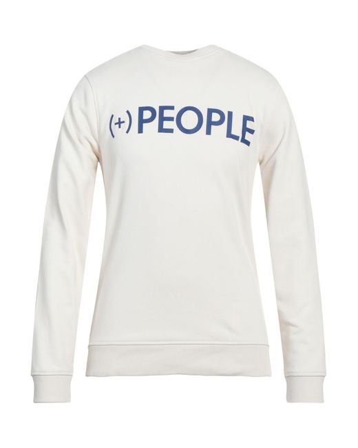People White Sweatshirt for men