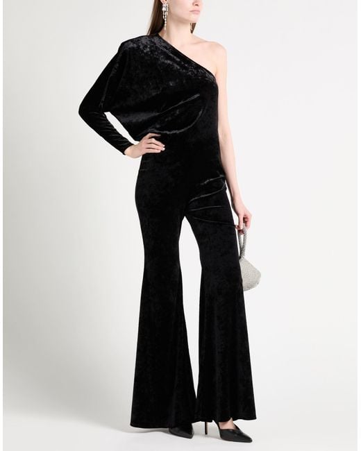 Alexandre Vauthier Black Jumpsuit Polyester, Elastane