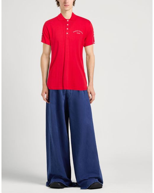 DIESEL Red Polo Shirts for men