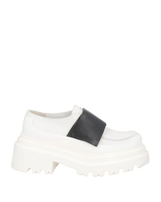 Plan C White Loafers