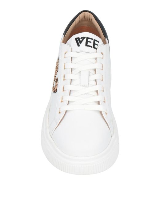 Emanuélle Vee White Sneakers Leather