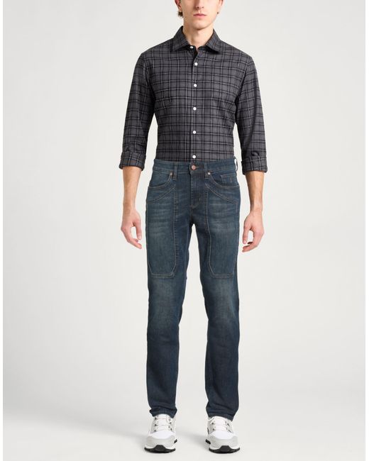 Jeckerson Blue Jeans Cotton, Elastomultiester, Elastane for men
