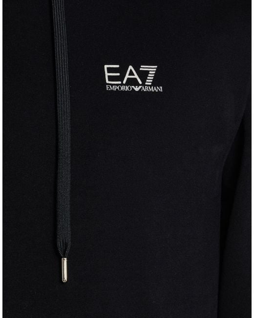 EA7 Black Tracksuit Cotton, Elastane