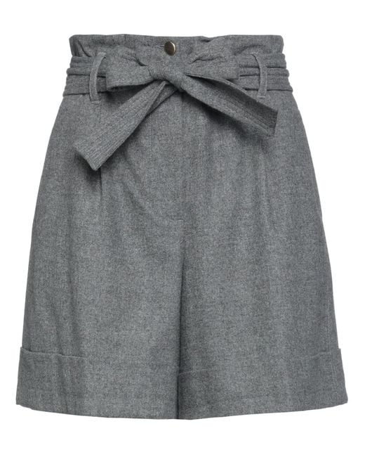 SEVENTY VENEZIA Gray Shorts & Bermuda Shorts