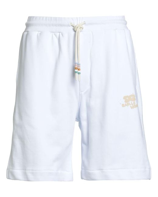 Gaelle Paris Blue Shorts & Bermuda Shorts Cotton, Elastane for men