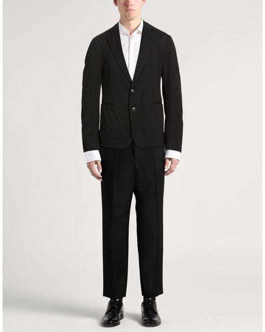 Emporio Armani Black Blazers for men