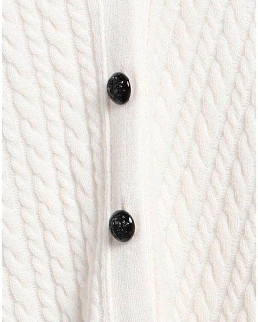 MSGM White Cardigan