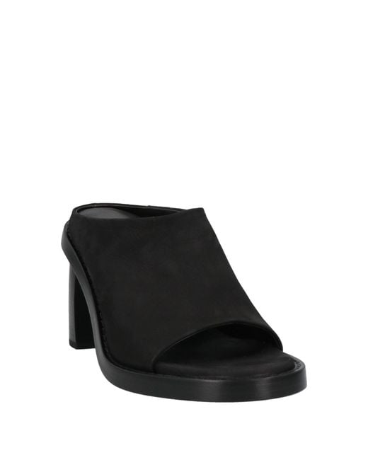 Ann Demeulemeester Black Sandals