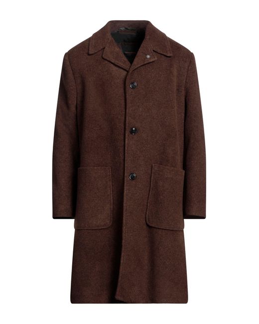 Officina 36 Brown Coat for men
