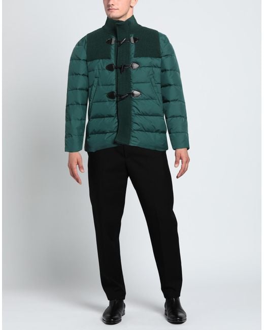 Bark Green Puffer for men
