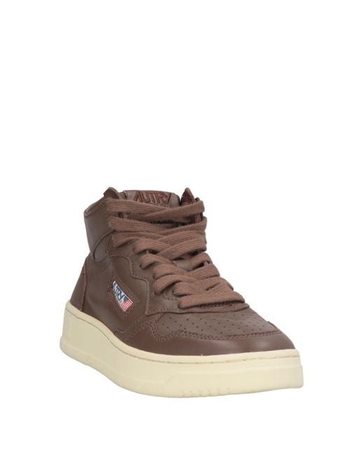 Autry Brown Chocolate Sneakers Leather
