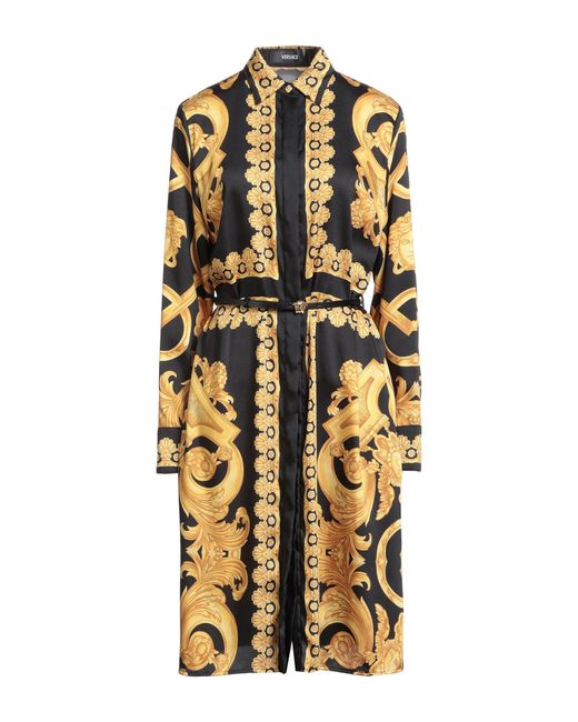 Vestito Midi di Versace in Metallic