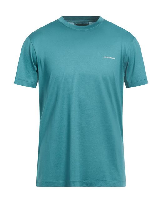 Emporio Armani Blue T-Shirts for men