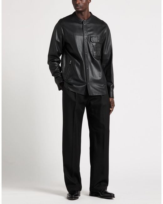 Emporio Armani Black Shirts for men