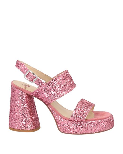 LE FABIAN Pink Sandals